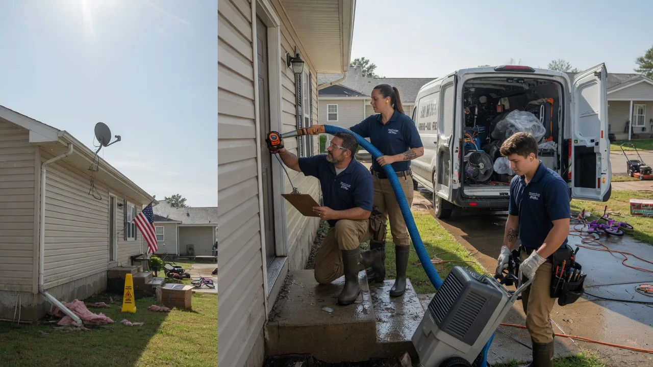 Ceiling Water Damage Restoration in Essex, MO near me